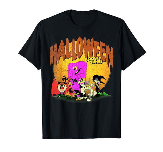 Looney Tunes Halloween Night Group Shot T-Shirt