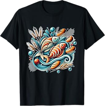 2 Fish, 5 Loaves, 5000 - A Miracle Against All Odds T-Shirt