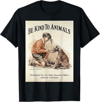 Be Kind To Animals Retro Vintage T-Shirt