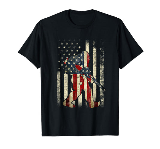 Bigfoot 2nd Amendment Right to Bear Arms Gift for Gun Owner T-Shirt