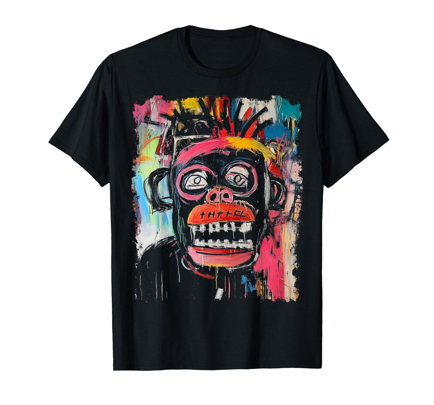 Pop Art Style Monkey 90s Graffiti T-Shirt