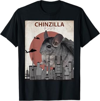 Chinzilla Funny Chinchilla T-Shirt | Chinchilla Lovers Gift T-Shirt