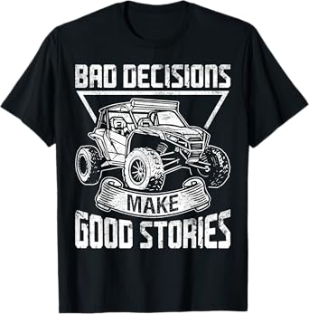 Funny SxS Design For Men Women SxS UTV Side By Side Vehicle T-Shirt