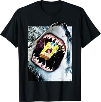 Spongebob SquarePants Shark Attack T-Shirt T-Shirt