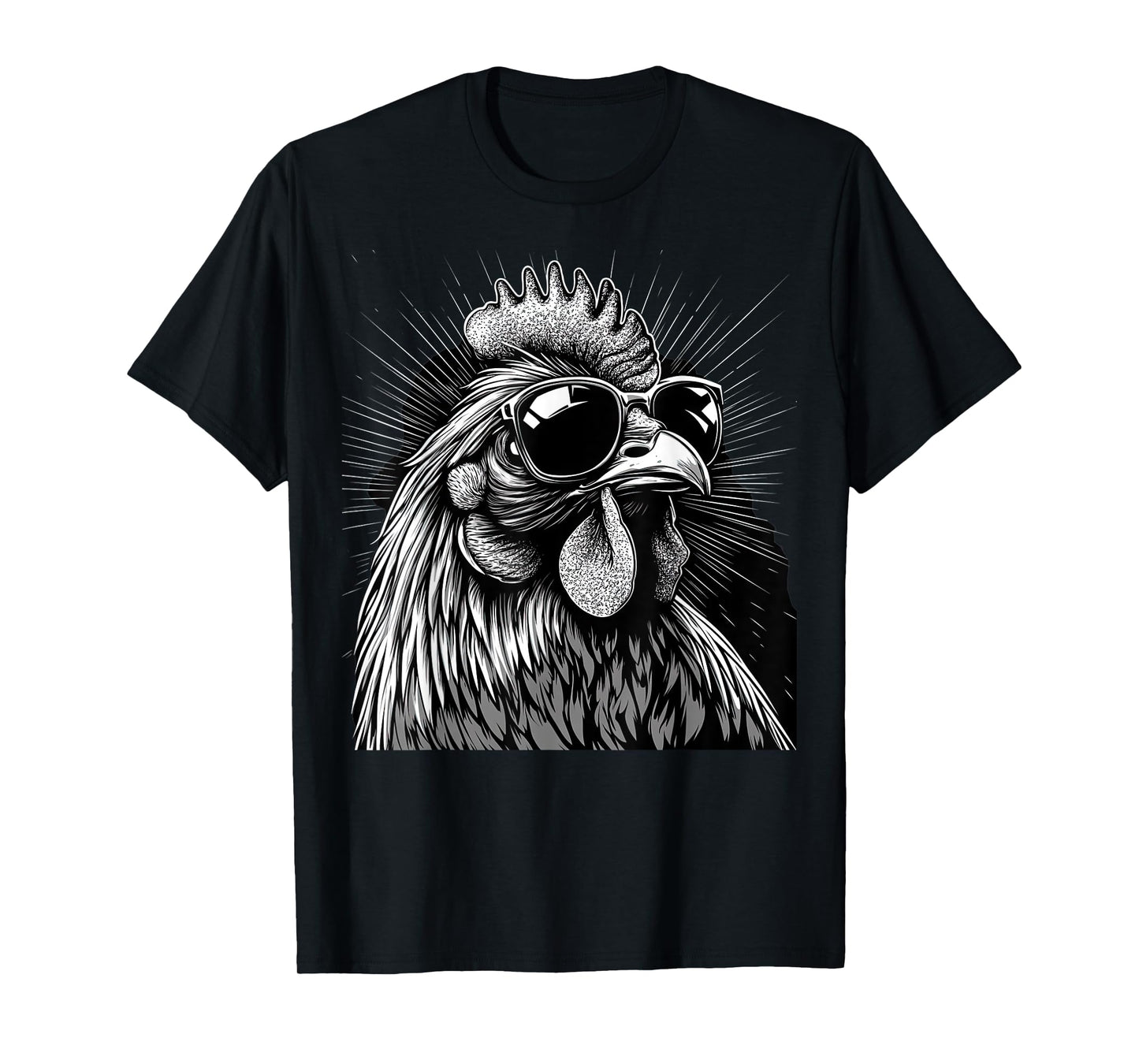 Funny Chicken cool Graffiti Urban art street T-Shirt