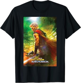Marvel Thor Ragnarok Gladiator Film Poster Graphic T-Shirt
