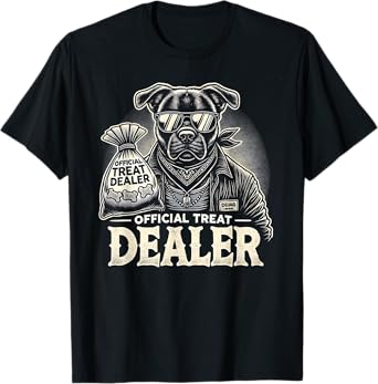 Dog Lover Official Treat Dealer Funny Pet Design Tee Men Women Kids T-Shirt