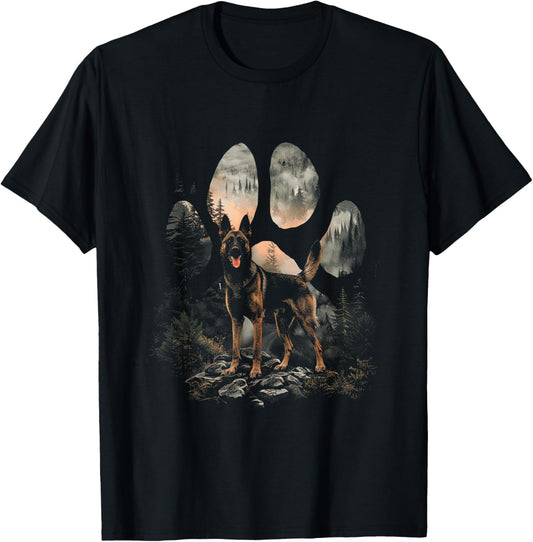 Sunset Dog Mom Da T-Shirt