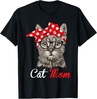 Funny Cat Mom Shirt for Cat Lovers-Mothers Day Gift Men Women Kids T-Shirt