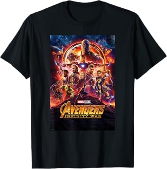 Marvel Avengers Infinity War Poster Graphic T-Shirt T-Shirt
