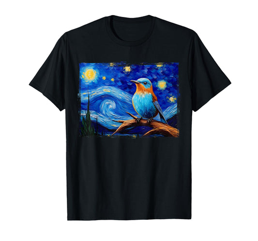 Patience Bluebird of Happiness Blue Bird Eastern Bluebird T-Shirt