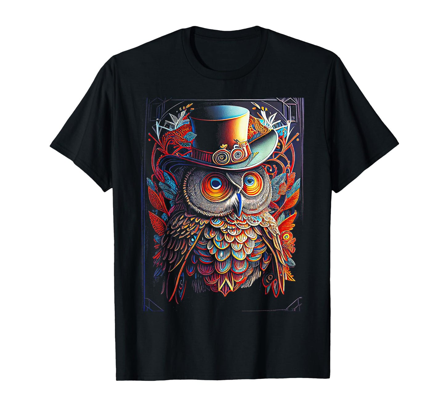 Owl Colorful Bird Art Owl Graphic Animal Owls Owl T-Shirt