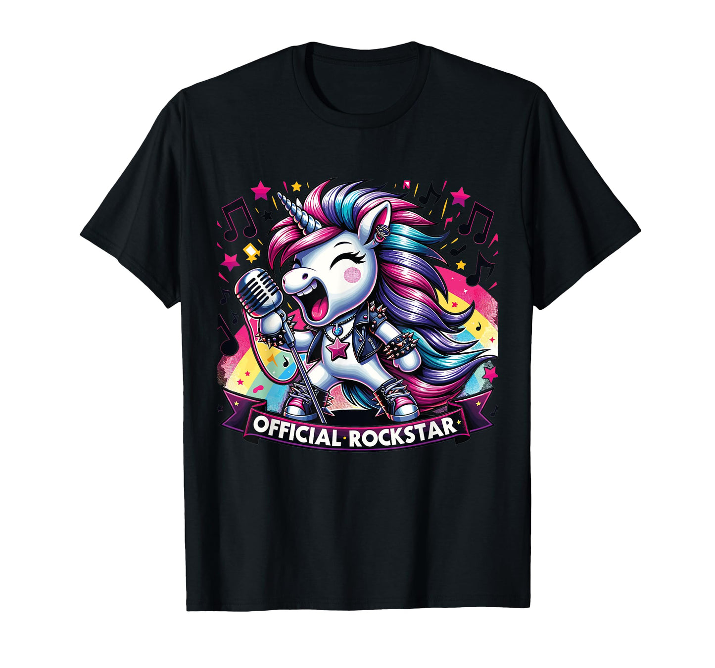 Funny unicorn Singer Rockstar Band official rockstar T-Shirt