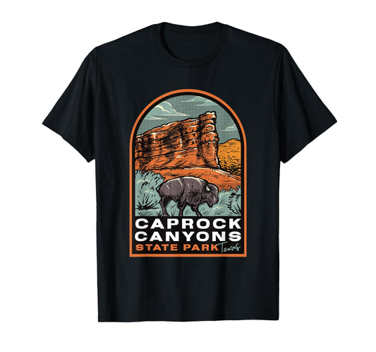 Caprock Canyons State Park Texas Vintage T-Shirt