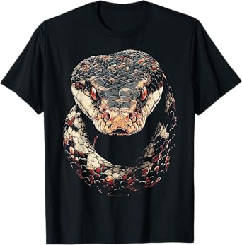 Rattlesnake Snake Graphic Art Rattlesnake T-Shirt