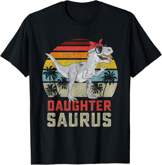 Daughtersaurus TRex Dinosaur Daughter Saurus Family Matching T-Shirt
