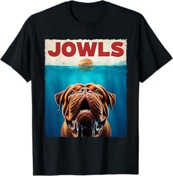 Graphic Love Dogue de Bordeaux Jowls Dogs Kawaii Pet Vintage T-Shirt