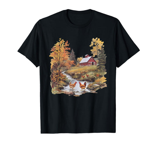 90's Vintage Backyard Chicken Farmer T-Shirt