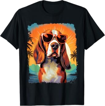 Beagle Hawaiian T-Shirt