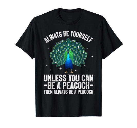 Cool Peacock Design For Men Women Kids Bird Peacock Lovers T-Shirt