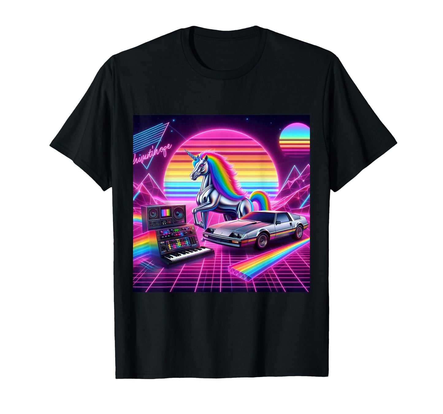 Ride the 80s Synth wave T-Shirt