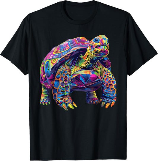 Sulcata Tortoise Psychedelic T-Shirt