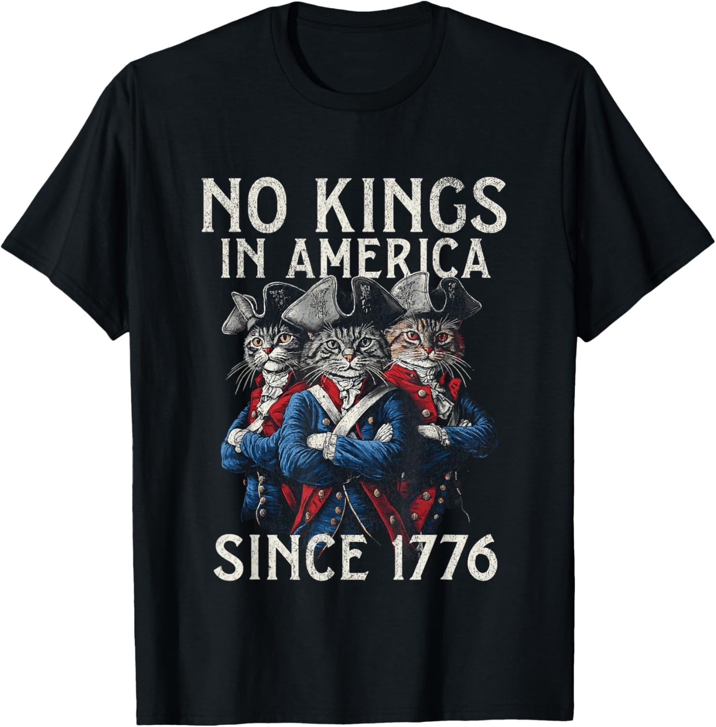No Kings Cat T-Shirt