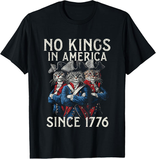 No Kings Cat T-Shirt