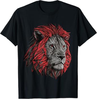 Lion animal lovers animal print lion T-Shirt