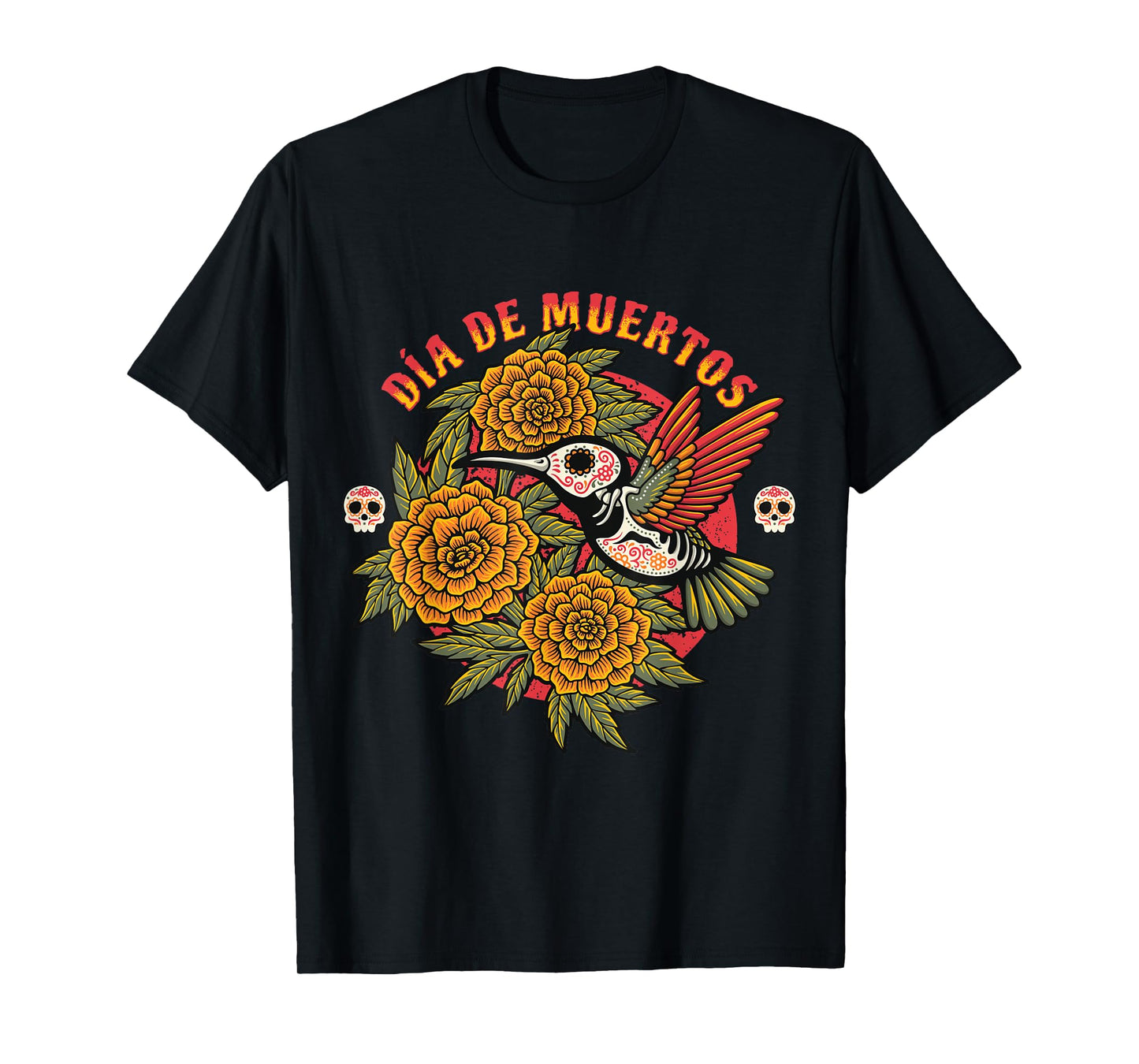 Dia de Muertos - Day of the Dead Hummingbird T-Shirt