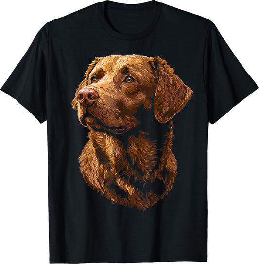 Chesapeake Bay Retriever Dog Graphic Pet Artwork T-Shirt