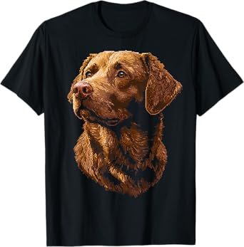 Chesapeake Bay Retriever Dog Graphic Pet Artwork Men Women Kids T-Shirt