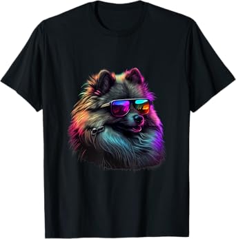 Abstract Keeshond Dog Lovers Keeshond Dogs Keeshonds T-Shirt