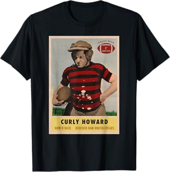 Curly - Knuckleheads Football Card T-Shirt