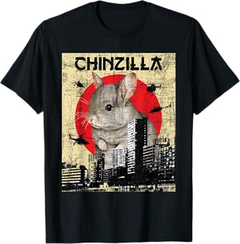 Chinzilla - Chinchilla Lover Japanese Rodent Animal Pets T-Shirt