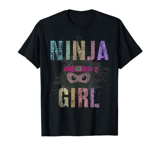 I'm NINJA GIRL I Want To Be Spy Wear A Mask Forget Princess T-Shirt
