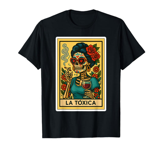Spanish-Mexican Bingo Card Gifts Toxica Gifts - La Toxica T-Shirt