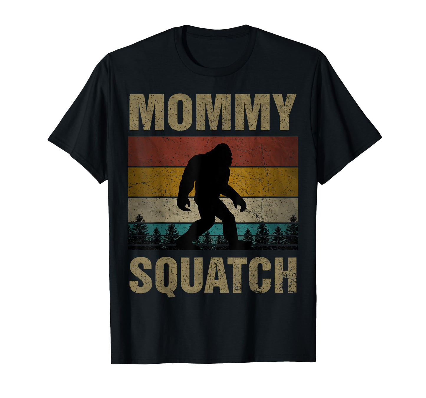 Mommy Squatch Bigfoot Mommy Sasquatch Yeti Family Matching T-Shirt