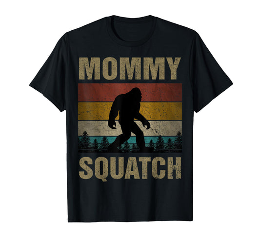 Mommy Squatch Bigfoot Mommy Sasquatch Yeti Family Matching T-Shirt
