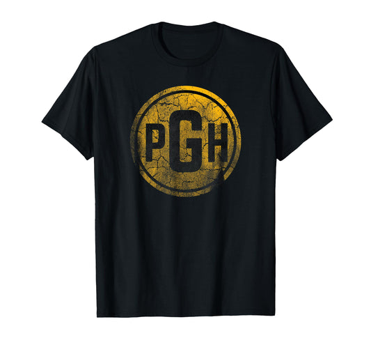Pittsburgh PGH Steel City Pride Vintage T-Shirt