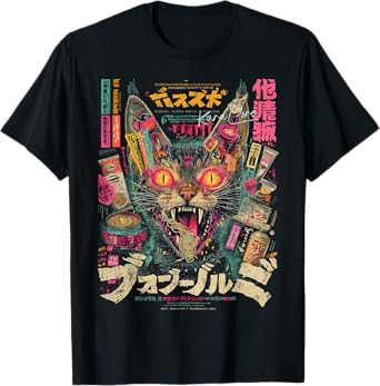Japanese Streetwear Cyberpunk Y2K Retro Techwear Manga Anime T-Shirt