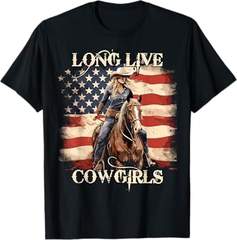 Long Live Howdy Rodeo Western Country Southern Cowgirls T-Shirt