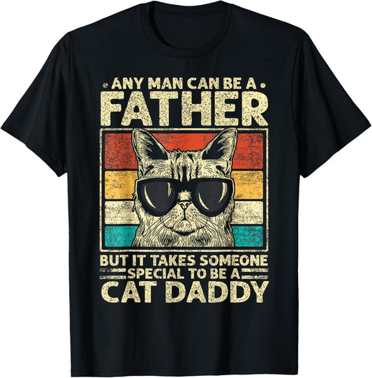 Funny Cat Dad T-Shirt