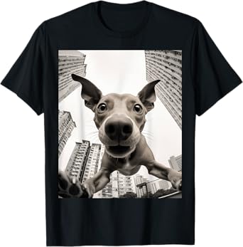Funny dog selfie pic T-Shirt