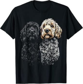 Labradoodle Dog Motif Pet Art Labradoodle Men Women Kids T-Shirt