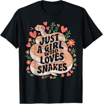 Just A Girl Who Loves Snakes T-Shirt