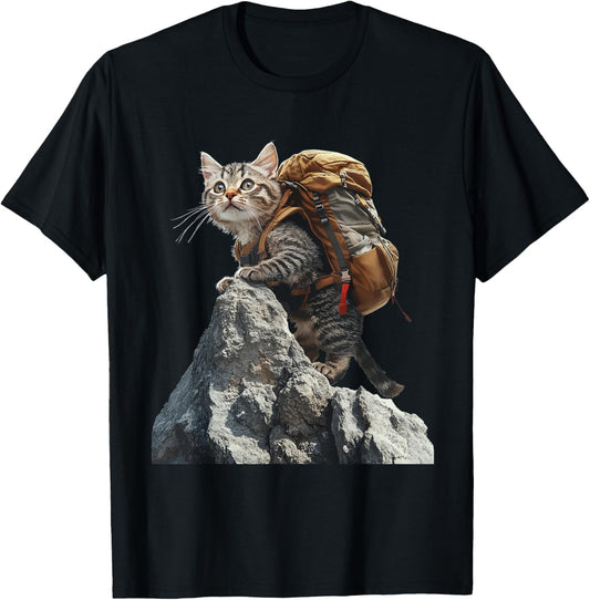 Cat Hiking T-Shirt