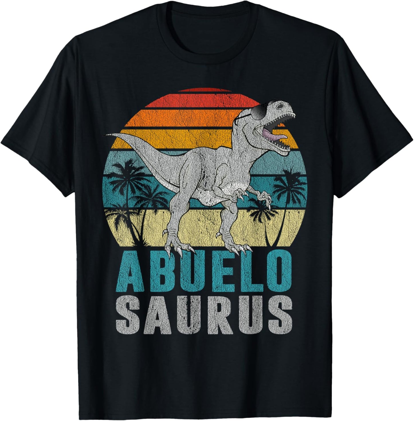 Abuelosaurus T Rex Dinosaur Abuelo Saurus Father's Day T-Shirt