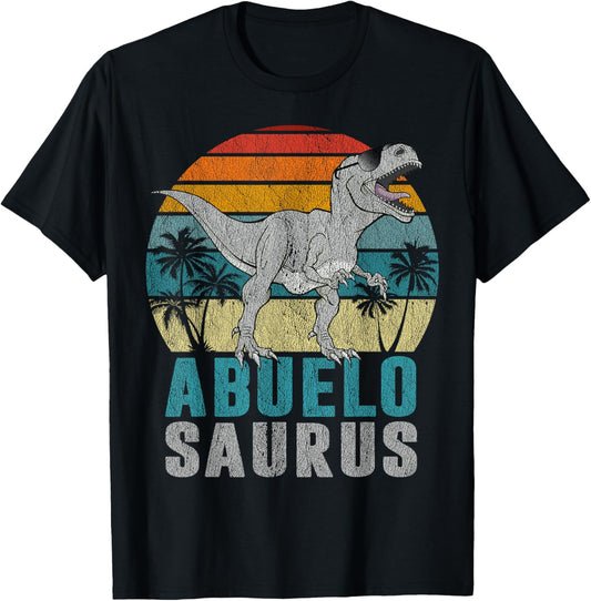 Abuelosaurus T Rex Dinosaur Abuelo Saurus Father's Day T-Shirt