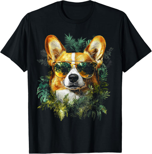 Pembroke Welsh Corgi Dog Sunglasses Men Women Kids T-shirt